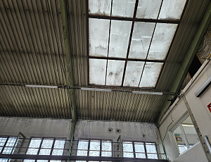 Rekonstrukce střešního pláště průmyslové výrobní haly